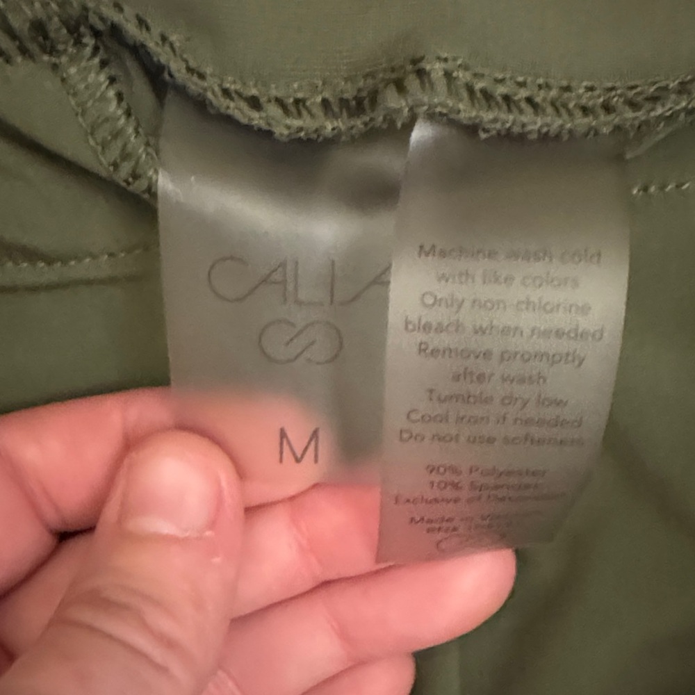 CALIA by Carrie Underwood Olive Ankle Joggers - Picture 7 of 8